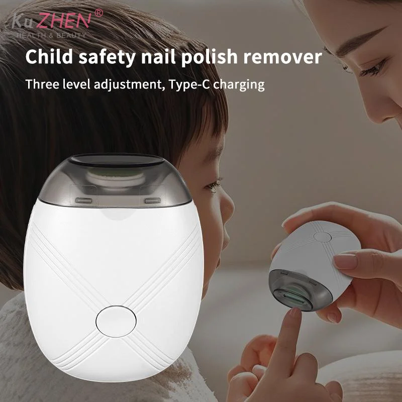 Electric Nail Filer Rechargeable Fingernail Polisher With Light Automatic Electric Nail Clipper For Nail Care And Polishing