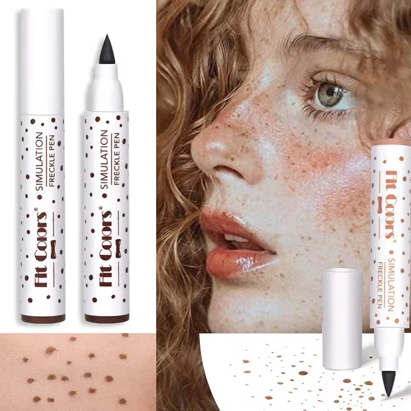 Nature Freckles Pen Waterproof Simulation Fake Spot Makeup Tool Lasting Waterproof Face Dot Spot Pen Eyeliner Durable Cosmetics