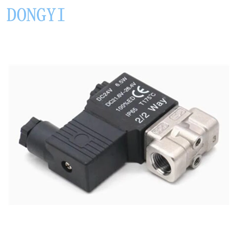 Fluid Control Valve Direct-acting and Normally Closed 2LA 2LA030 2LAH030 -06 -08 A B C E F I AC220V DC24V AC110V AC24V DC12V