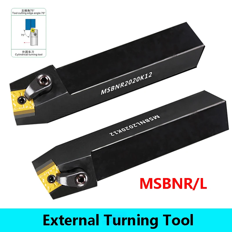 

LIHAOPING MSBNR MSBNL Внешний держатель токарных инструментов MSBNR1616 MSBNR2020 MSBNR2525 Токарный станок с ЧПУ MSBNR1616H12 MSBNR2020K12