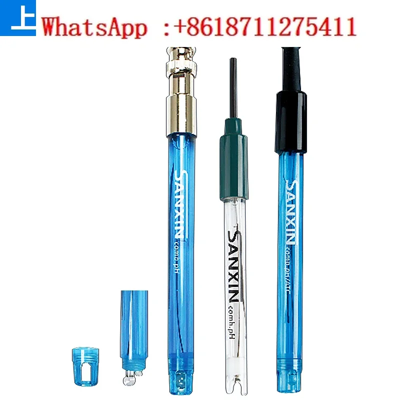 Conductivity Electrode 201-C/A Laboratory pH Composite Electrode Acidimeter Conductivity Meter Calibration Solution