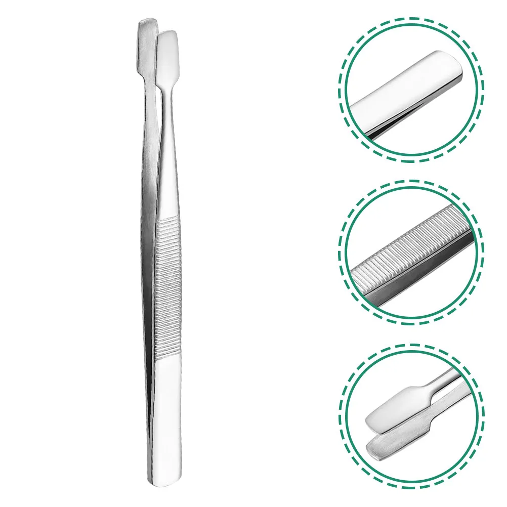 

15Pcs Multi Use False Eyelash Tweezers Stainless Steel Lash Tweezers for Eyelash Extension Photo Editing Stamp Collecting