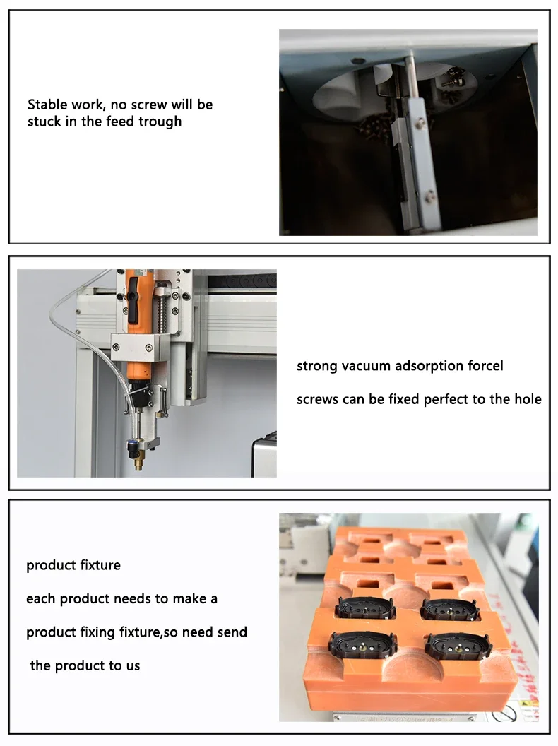 Two platform 4 axis desktop screw driver machine automatic screw fasten machine
