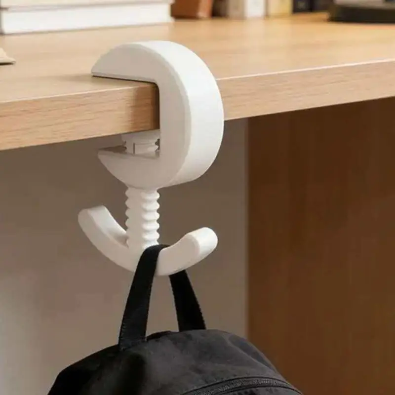 C-Shaped Adjustable Desktop Hook, Multifunctional Storage Hook, Suitable For Various Scenarios At Home, Outdoor, And Camping