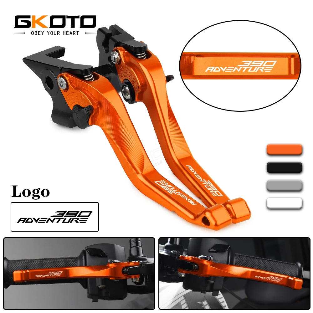 

For 390adventure Motorcycle Short Brake Clutch Lever Handle Accessories CNC Aluminum For KTM 390 Adventure 390ADV