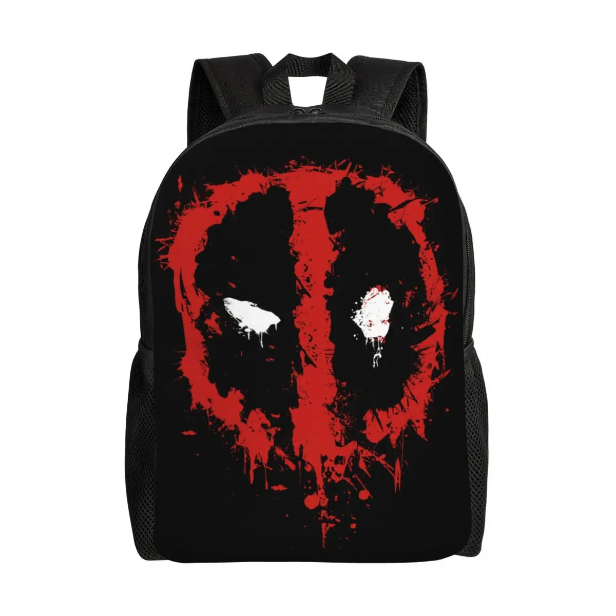 

Рюкзак с брызгами Дэдпула на заказ для мужчин и женщин, водонепроницаемая школьная сумка для колледжа, сумки для книг с принтом