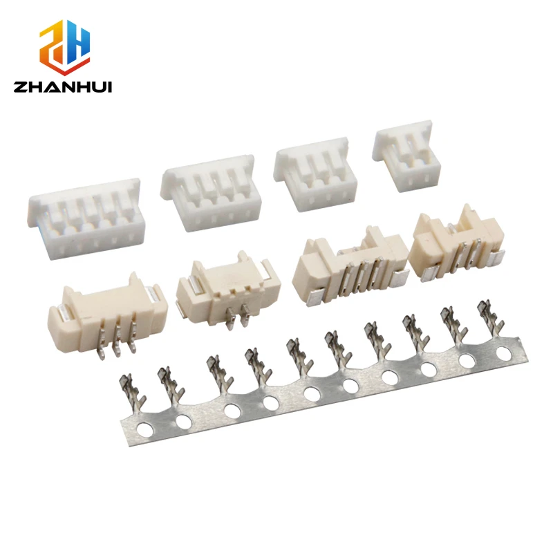 5/10 Sets 1.25mm Pitch Micro JST SMD Connector 2P-10Pin Vertical Horizontal Pin Header Housing Terminal Assortment