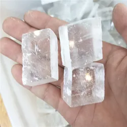 100g Optical Calcite Raw Iceland Spar Natural stones and Minerals Healing stones