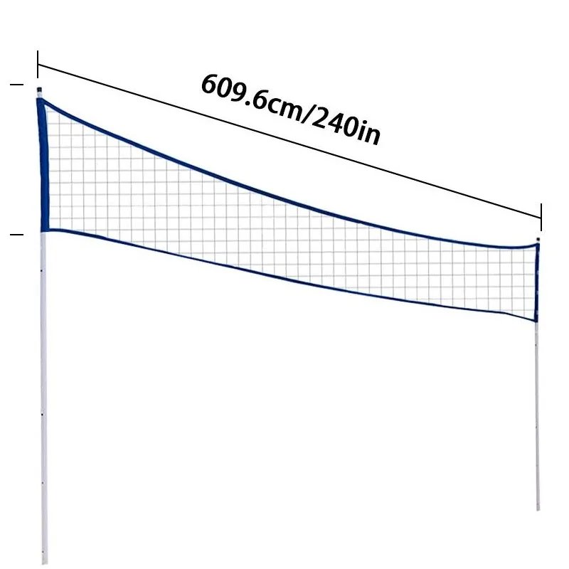 Portable Badminton Net Training Professional Volleyball Net with Carry Bag Sports Beach Easy Setup for Outdoor Sports Netpromote