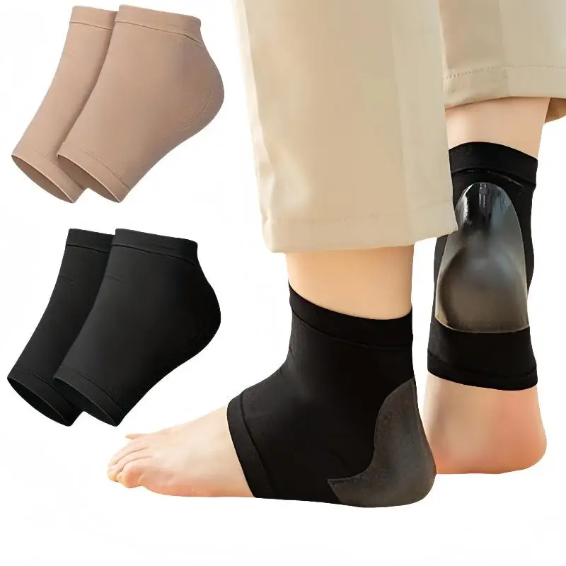 1 Pairs Moisturizing Socks For Men & Women Cracked Heels Care Silicone Heel Protector Foot Care Anti-Crack Socks Treating Dry