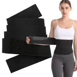 Waist Trainers For Women Belly Fat Body Shaper Waist Trainer Belt Tummy Control Waist Trimmer Slimming Polyester Shaper Belt