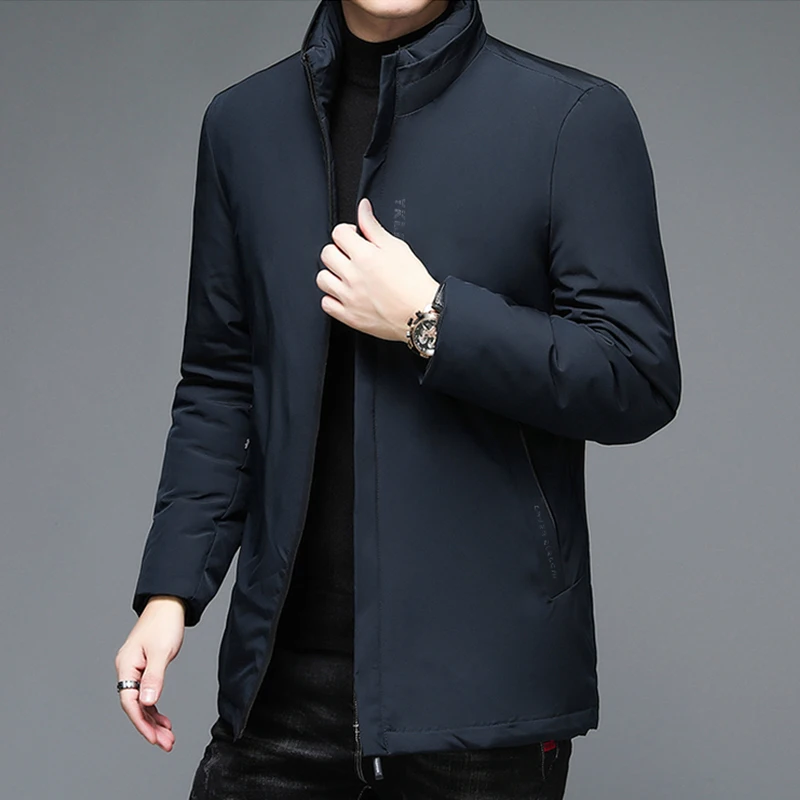 

Loose Windproof Hooded Warm Wadded Parkas Casual Outdoor Top Clothing Cotton-Padded Jackets Men's Winter Thicken Coat Streetwear