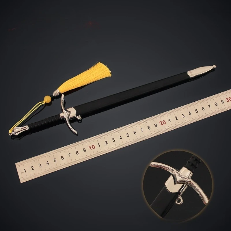30cm/11,81 pulgadas The Rings Gandalf Enemy Esgrima aleación vaina espada modelo Metal juguete película y televisión periféricos adornos regalo