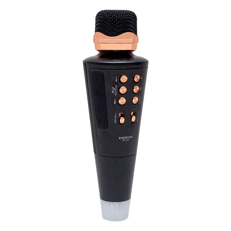 EVERTON RT-704BT USB/SD/FM/BLUETOOTH GİRİŞLİ TWS KARAOKE MICROPHONE