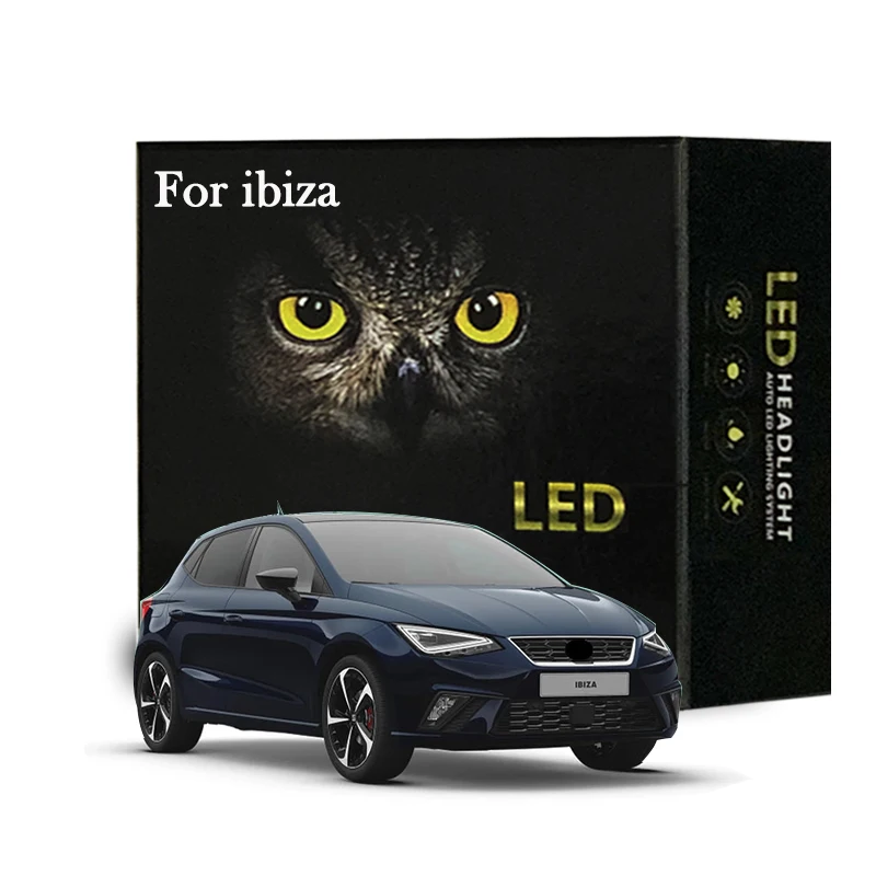 

Led Interior Light Kit For Seat Ibiza 6L 6L1 6J 6P 6J5 6P1 6J1 6P5 6J8 6P8 2002-2016 LED Bulbs Reading Canbus