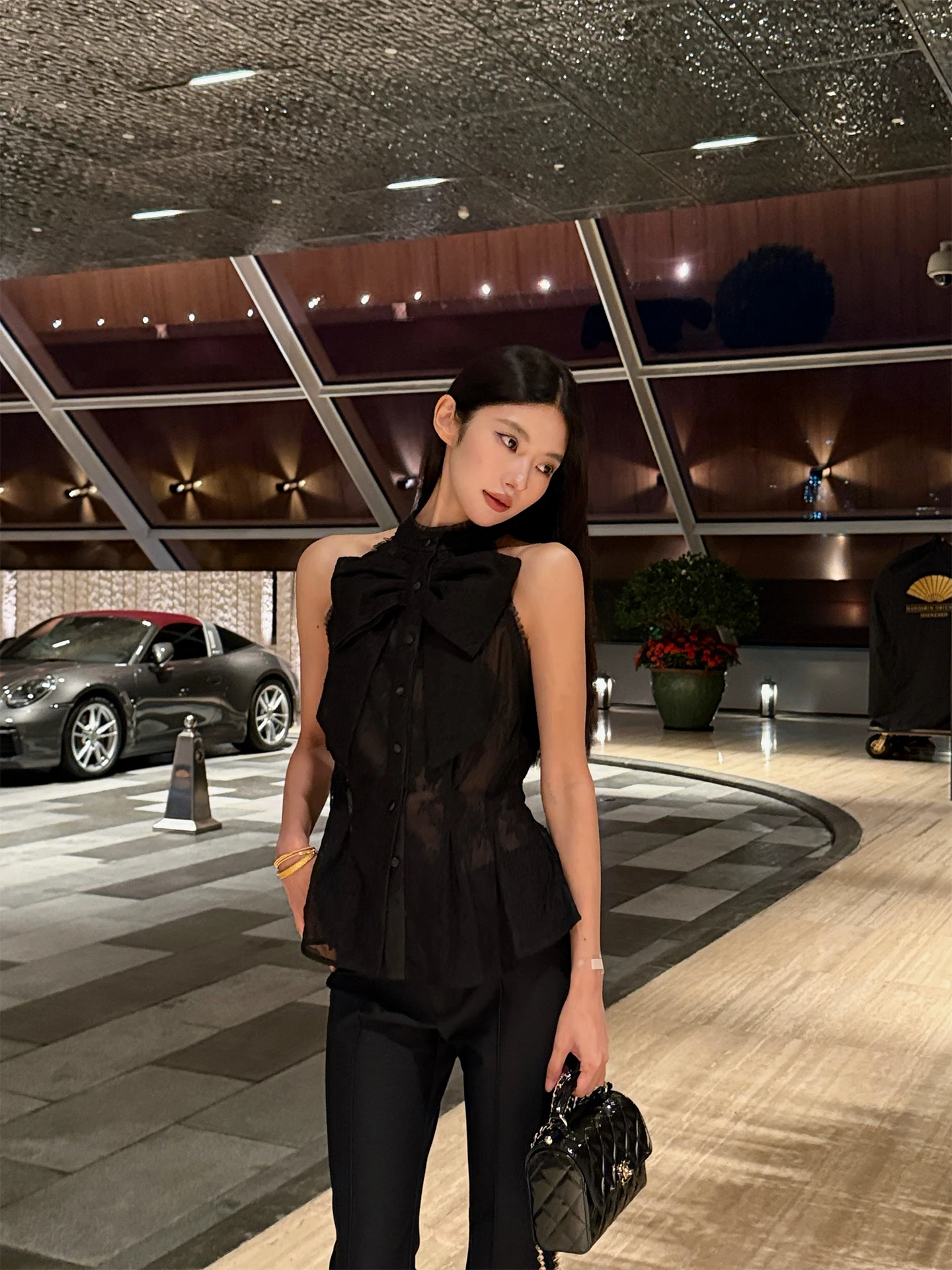 

Faionable Rose's Inspiration Little Girl irt Vest Heavy Embroidery Lace Waist Cinching a Line Knot Polyester Fiber