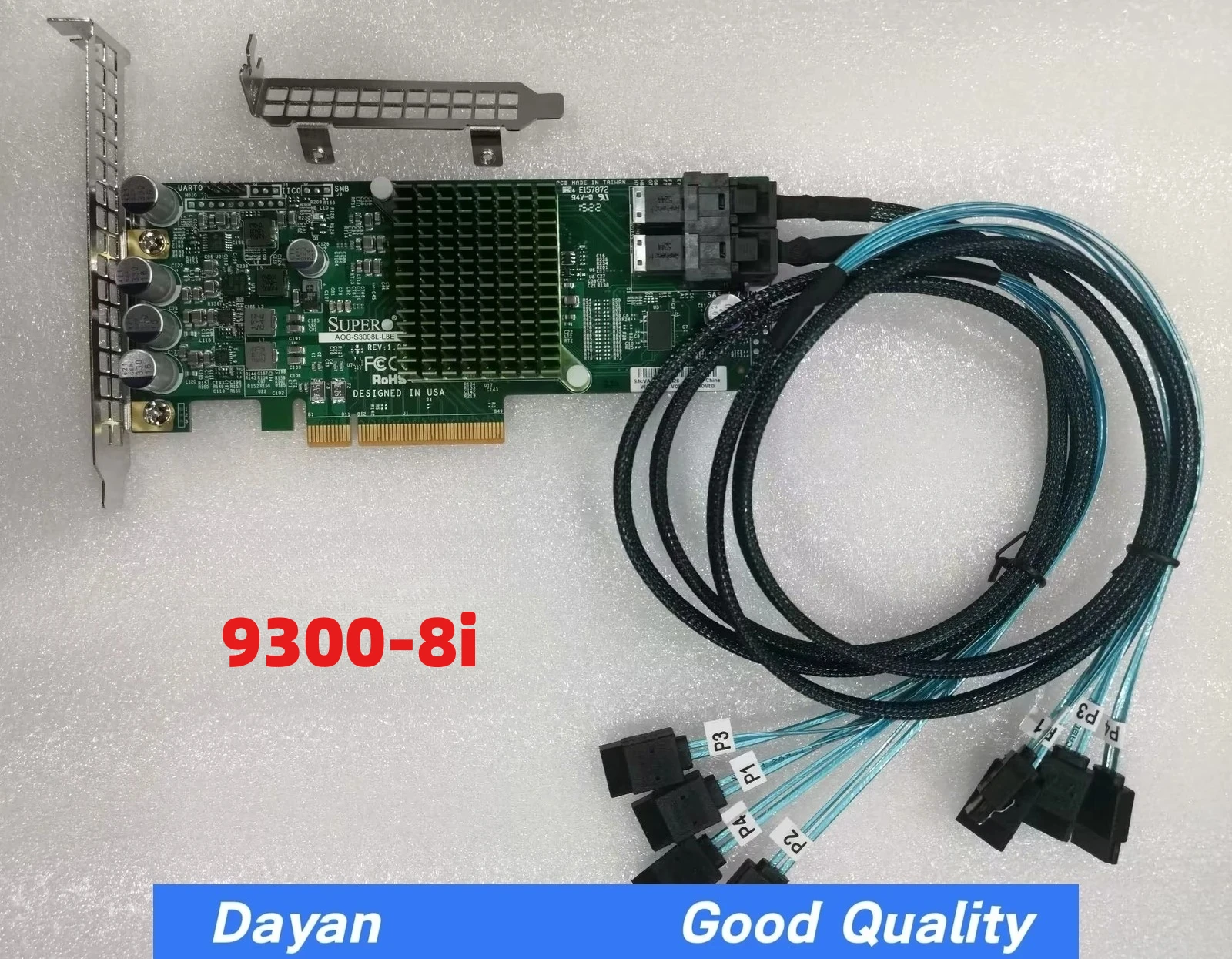 

Supermicro LSI 9300-8i 12Gbps SAS HBA IT-режим ZFS FreeNAS unRAID + 2*8643 кабеля