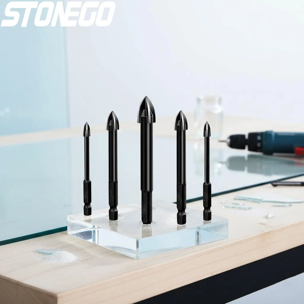 

Carbide Glass Ceramic Concrete Tile Brick Plastic Wood Drill Bits 1PC Stonego High Quality