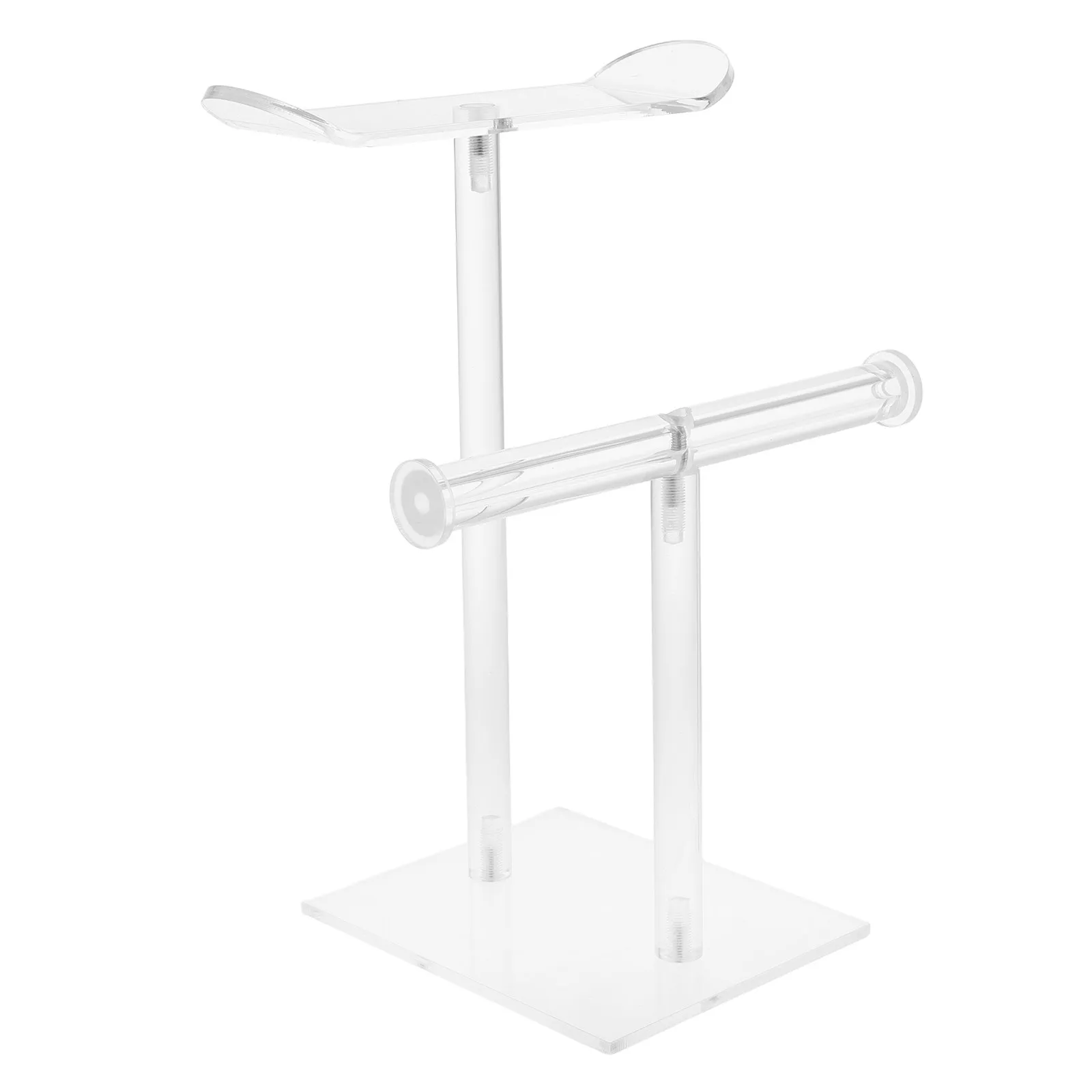 

Clear Headband Display Stand Double Layer Transparent Hair Accessories Organizer Hair Band Storage Display Holder Perfect Vanity