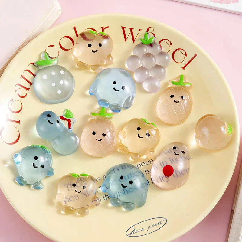 3Pcs Fruit Squeeze Toy Cartoon Peach Pineapple Grape Fidget Toy Pinch Kneading Toy Toy Kid Party Favor
