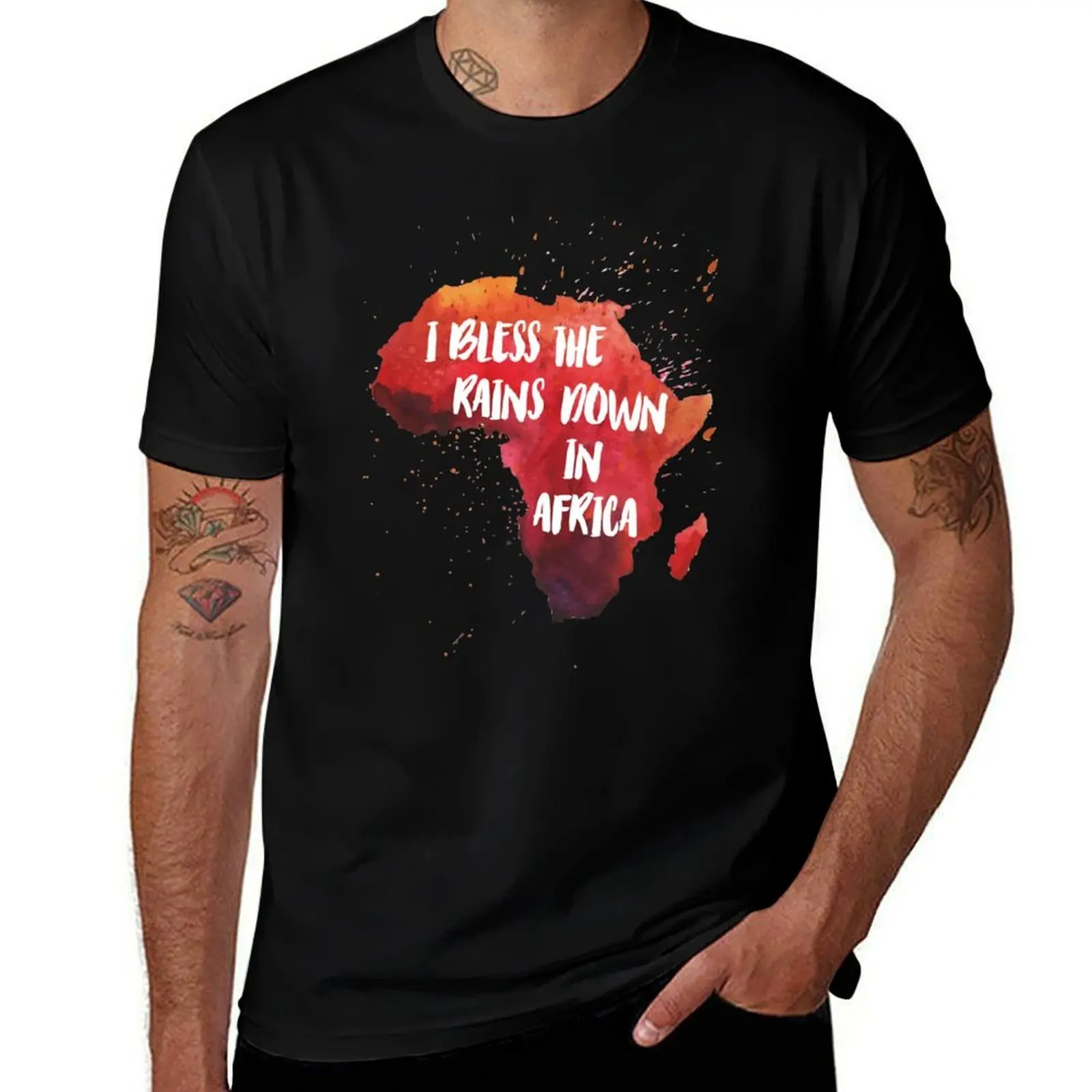 

The Rains Bless I T-Shirt Novelty Graphic Tee Shirt