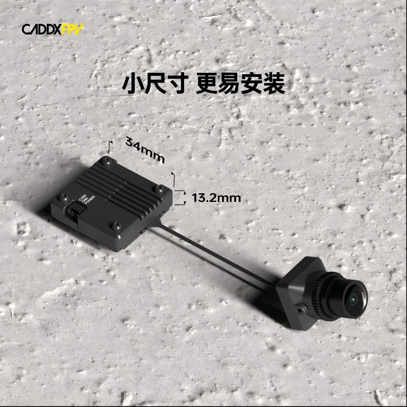 

CADDX Infra V2 FPV Camera No-Light Night Analog Camera 0 Lux Super WDR 1500TVL 131° FOV Black and White Sensor for FPV RC Dron
