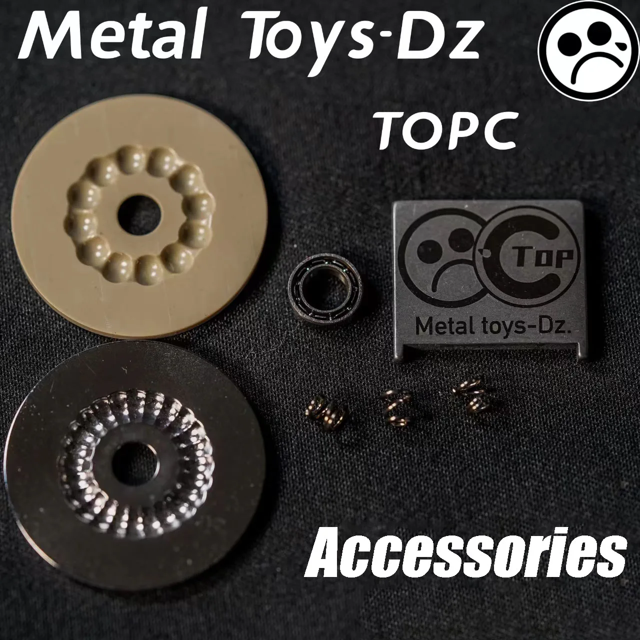 Dz. TopC ZZ Plate Mechanical Structure Special Accessories Screw Spring Beads Metal Fidget Fidget Toys For Adults