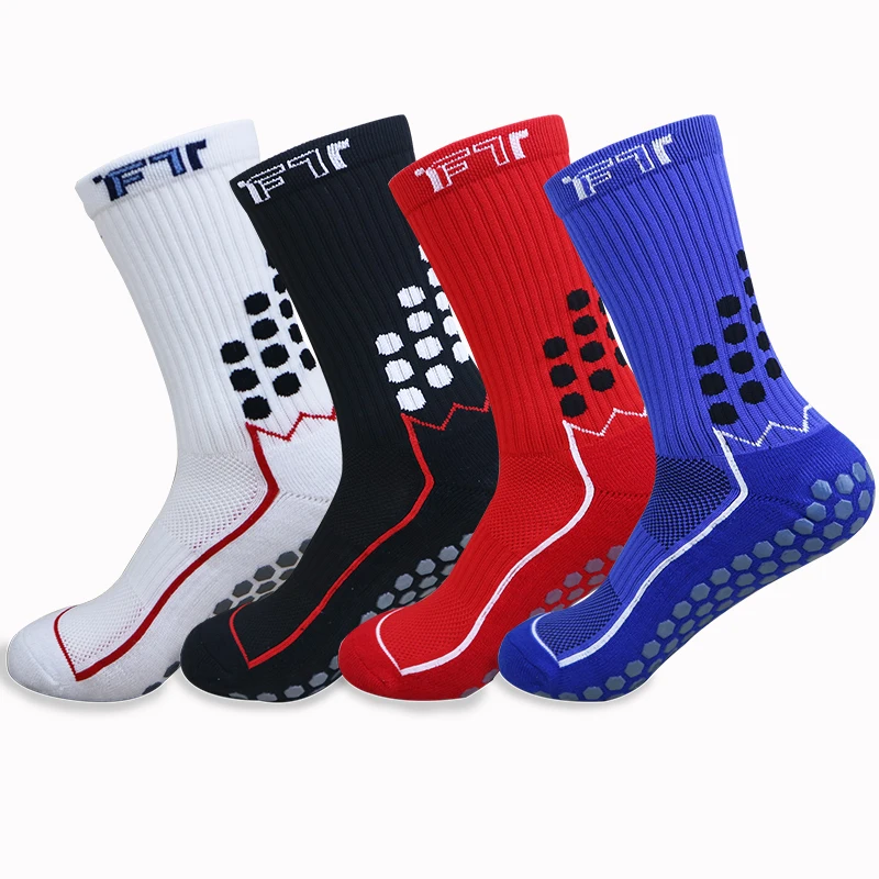 

1 Pair Non Slip Sport Soccer Socks, Unisex Athletic Sports Grip Socks for Women & Men