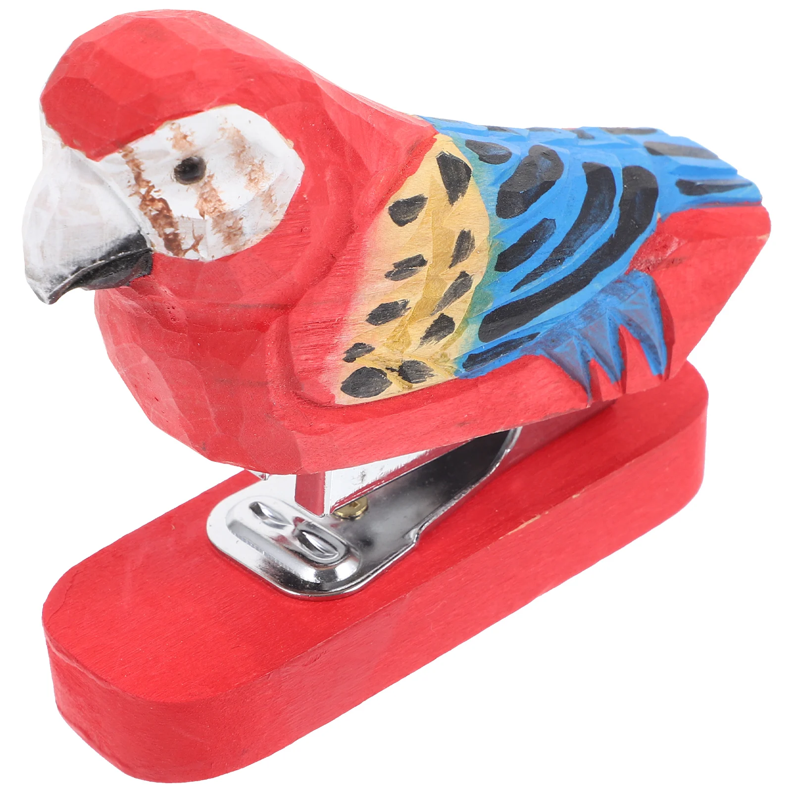 

Creative Wooden Animal Stapler Cute Office Paper Stapling Tool Handmade Reusable Booklet Binder Funny Decorative Desktop