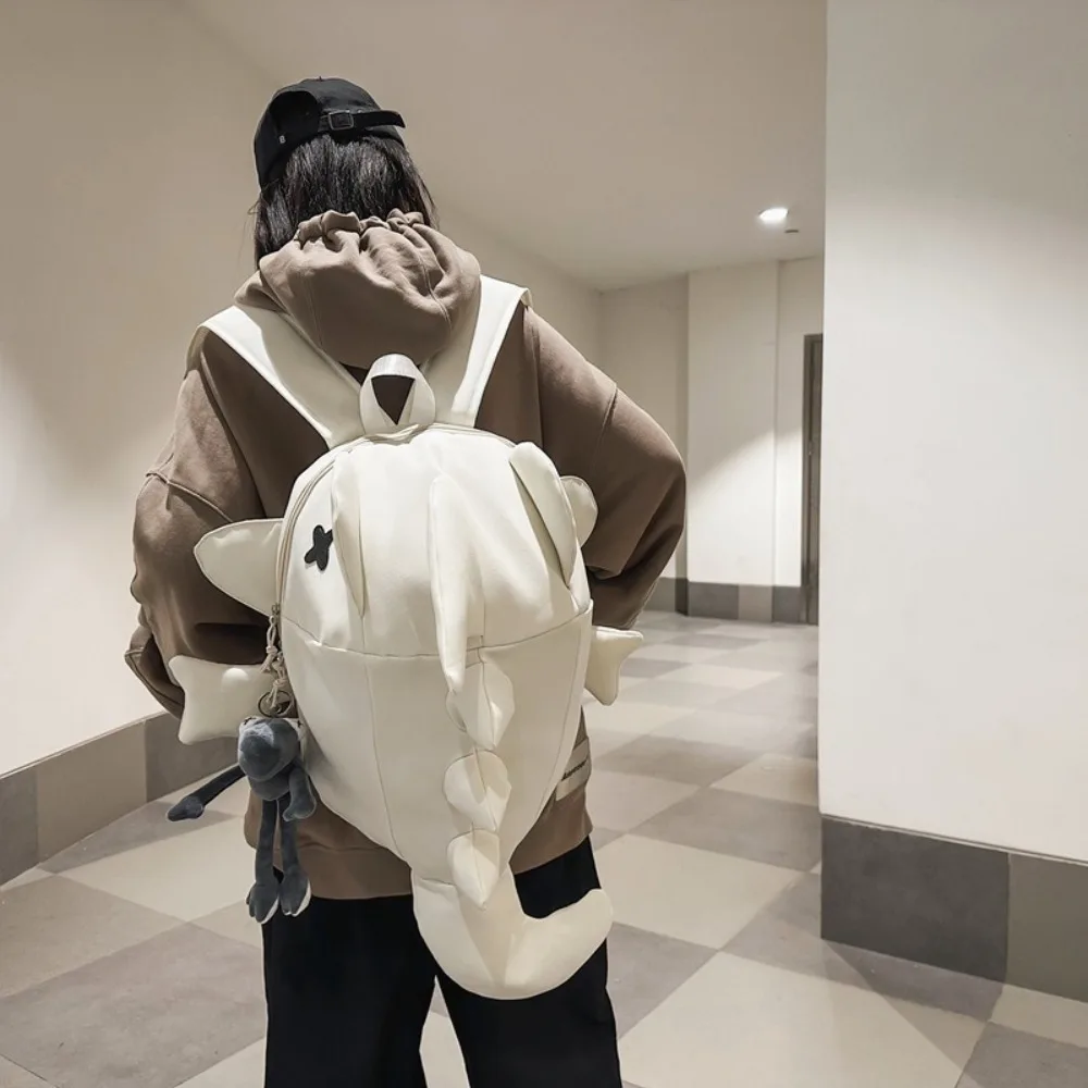 

Waterproof Trendy Shark Backpack Multi-pocket Casual Travel Laptop Bag ins Large Capacity College Students Schoolbag Outdoor