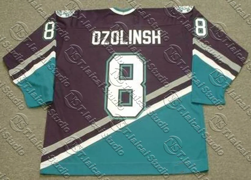 

Летняя быстросохнущая футболка с длинным рукавом 2025 года Anaheim Ducks Player Teemu Selanne # 9- Павла Карья # 27-дюймовое снаряжение Scott Niedermayer