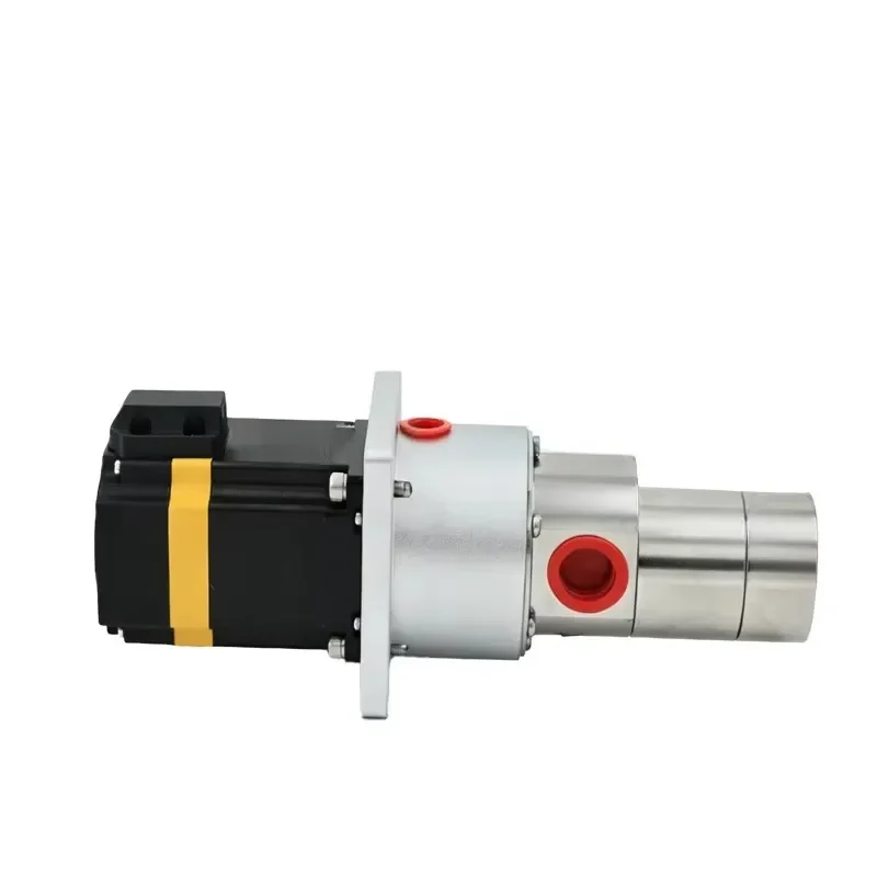 High-Precision Magnetic Drive Gear Pump 316L 5ml/rev 4L/miin Stepper 2bar for Food Beverage Lab Dosing Transfer Filling