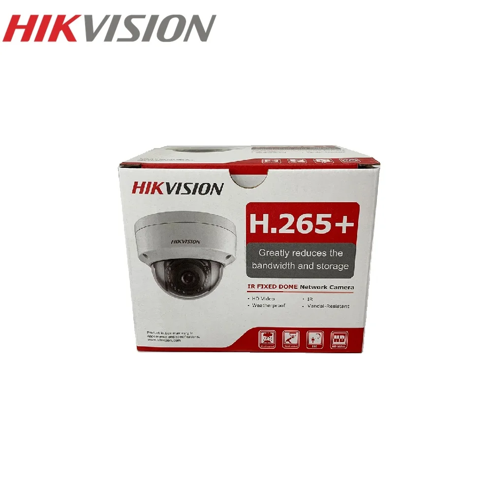 Hikvision DS-2CD1123G0E-I 2MP IP Dome Camer Support EZVIZ PoE IR 30M Waterproof
