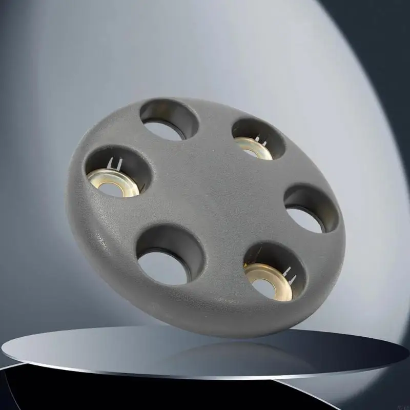 M76E Graues Radzierblenden-Abdeckungsset für Daily 1999–2013, Paar aus 2 Kunststoff-Clip-In-Abdeckungen, 24,8 und 9,76 Zoll – Detail 2