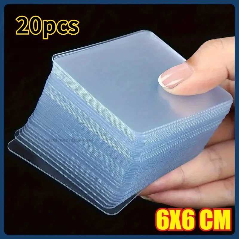 Ultra-strong Glue Double Sided Adhesive Tape Transparent Square Wall Stickers Patch for Bathroom Seamless Waterproof Nano Tapes