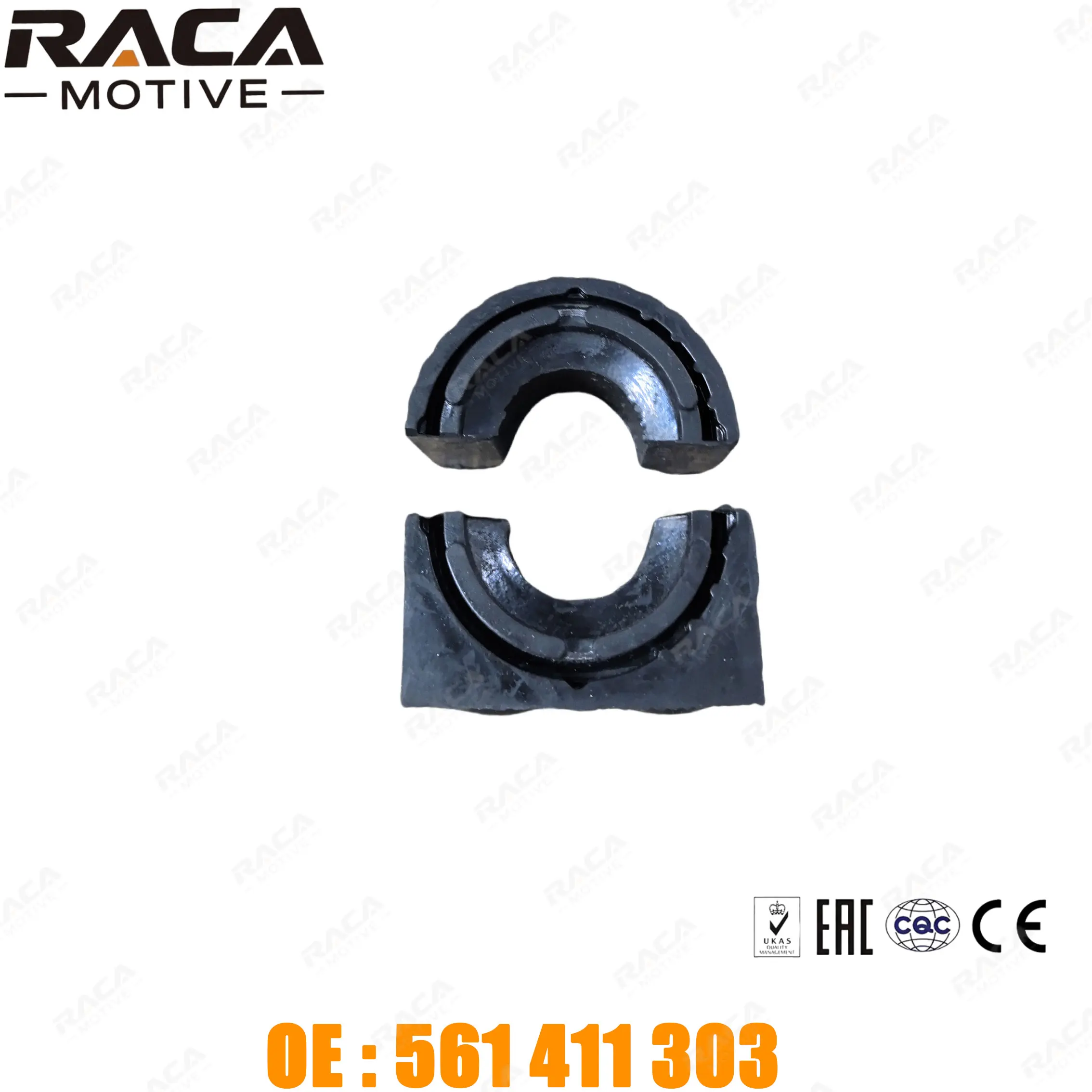 Front Axle Stabilizer Rubber Bushing Suitable for Audi A3, Seat Altea/Leon/Toledo Iii, Skoda Octavia Ii, Volkswagen Beetle/Caddy/Golf/Jetta/Passat/Touran 561411303