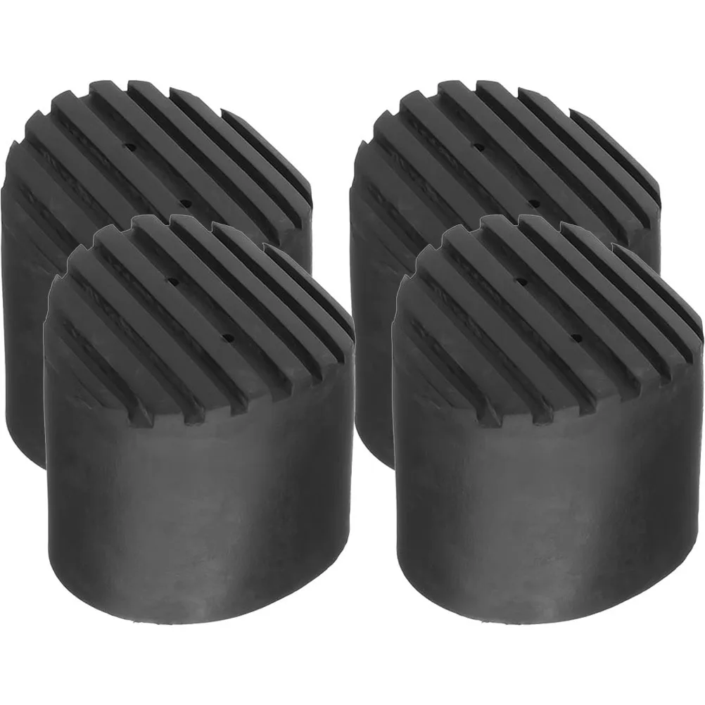 4 قطعة غطاء للقدم عدم الانزلاق دواسة مطاطية مقاومة للاهتراء سلم قدم حامي لتمديد سلم قابل للسحب الدرج المنزل