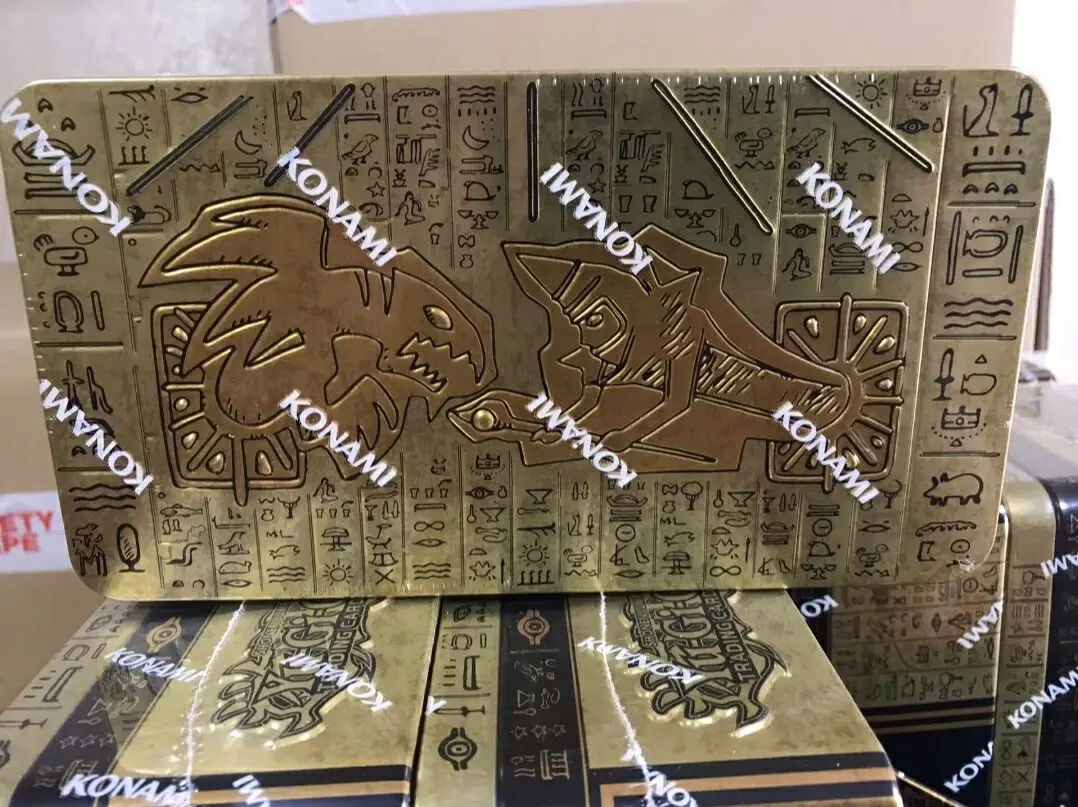 Yugioh KONAMI Duel Monsters Complete Pharaonic Tablet of Gold Tins MP21 English TCG Collection Sealed Booster Box