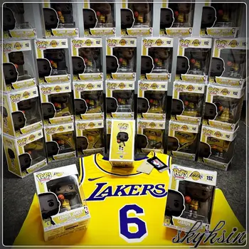 Funko Pop 原始 NBA 喬丹、羅德曼、魔術師基德、奧尼爾、斯托克頓、庫裡可動人偶玩具,適合男孩女孩兒童禮物 10 最佳銷售 NBA人物 - №5