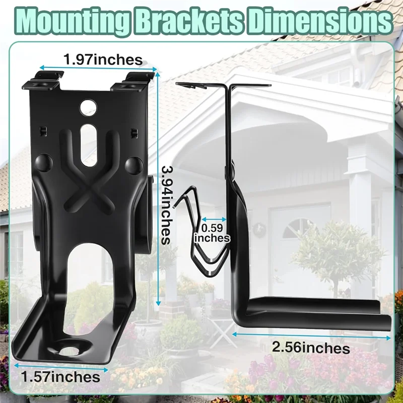 FULL-2 Pcs Garage Door Sensors Bracket, Sensor Kit Brackets, For Liftmaster/Chamberlain/Craftsman Garage Door Sensor