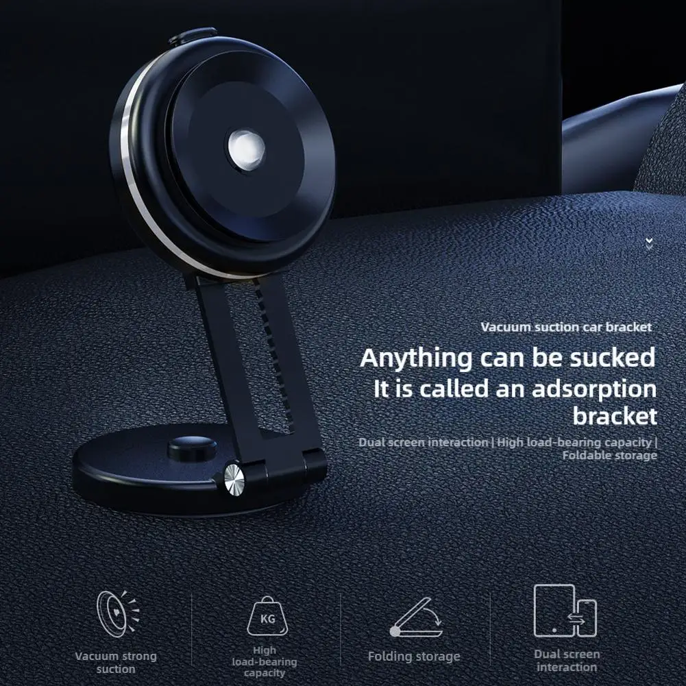 CZ07 Vacuum Adsorption Car Bracket Angle Adjustable Multi-functional  Wireless Charging Mobile Phone Holder For Navigation