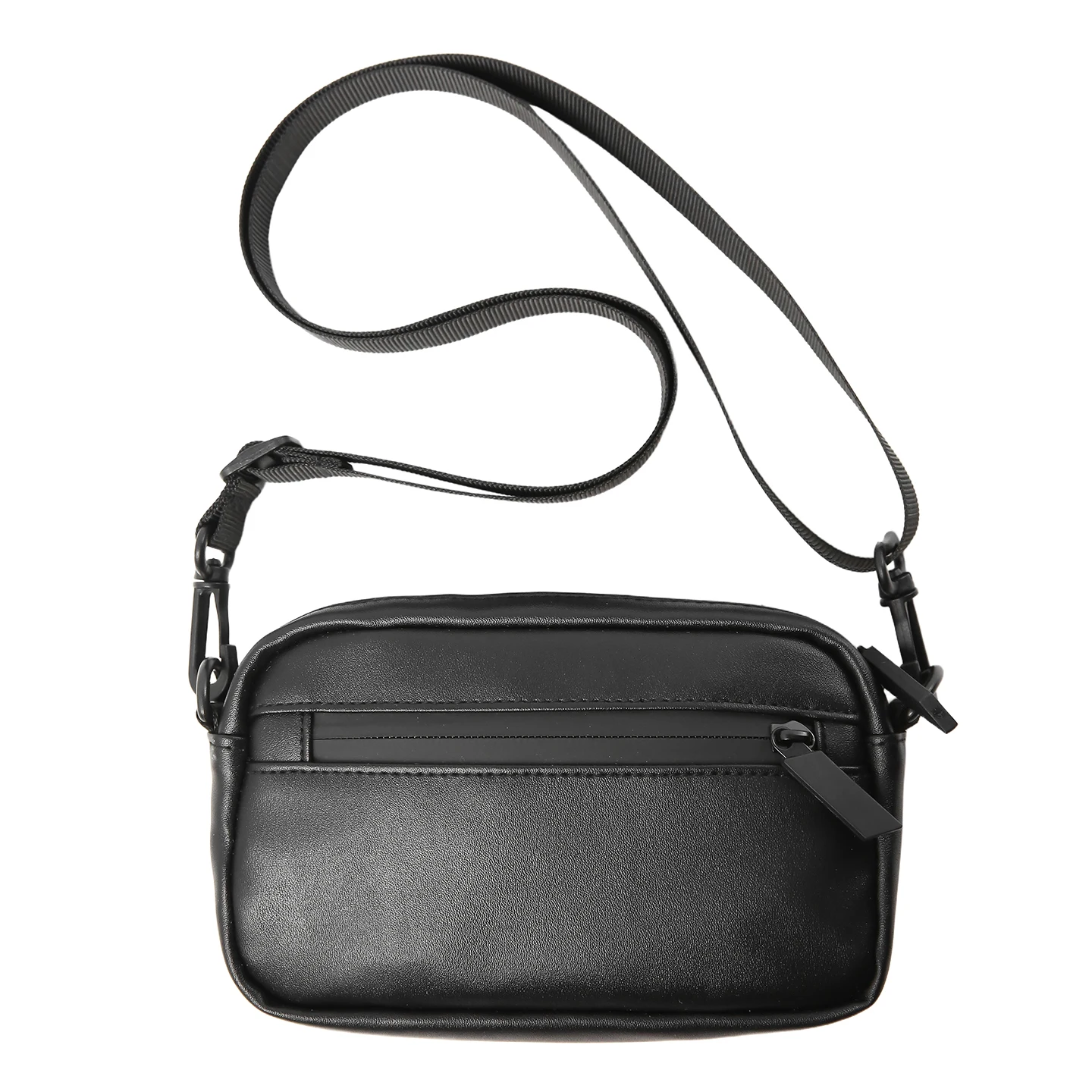 2026 new Casual Solid Men's Crossbody Bag Messenger Bag Mens PU Leather Crossbody Shoulder Bags Male earphone case