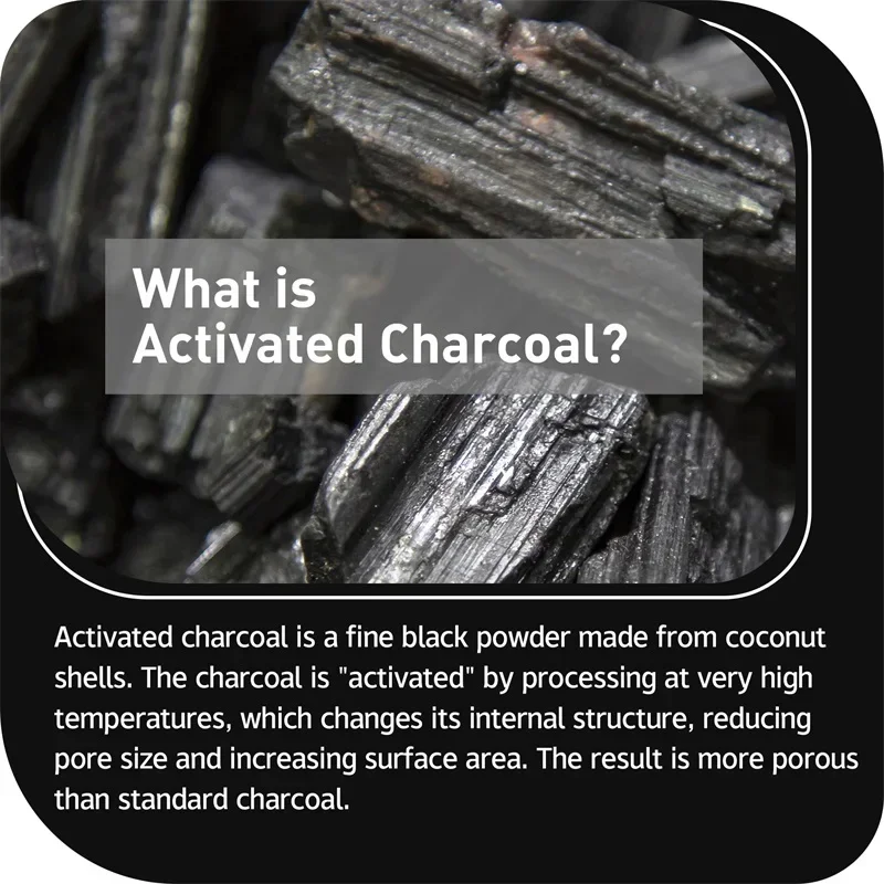 Activated Charcoal Capsules - Reduce Gas and Bloating, Natural Cleansing, Supports Normal Bowel Function, Promotes Digestion