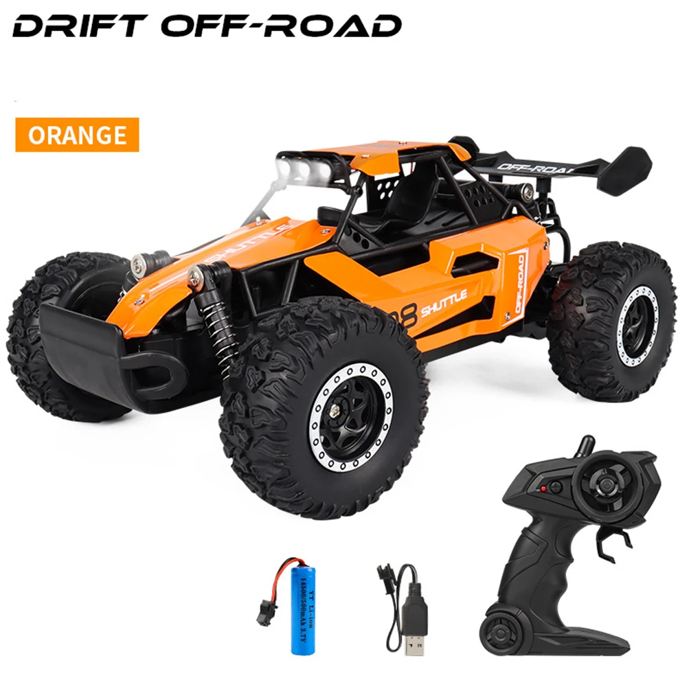 2.4G High-speed Alloy Remote-controlled High-speed Vehicle Big Foot Climbing Off-road Vehicle Racing Model Boy Toy