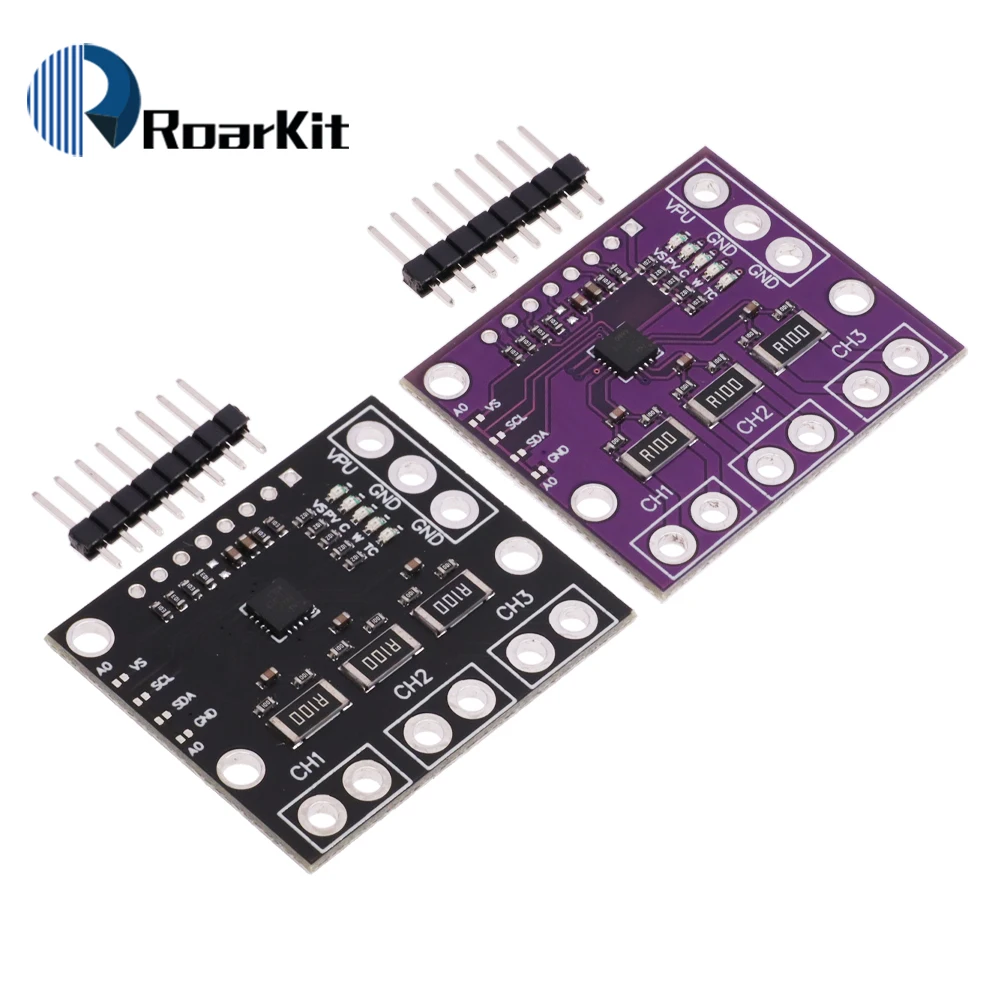 INA3221 Triple-Channel Module, High-Side Measurement, Shunt and Bus Voltage Monitor with I 2C- and SMBUS-Compatible Interface