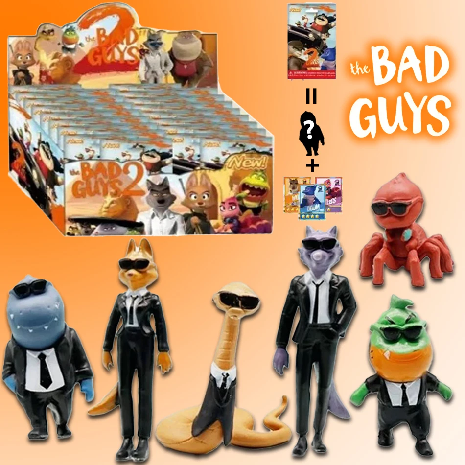 Nowy Film Anime Blind Box Figurki z Kreskówki Złoczyńców Figurki Akcji Anime z PVC Kolekcja Modeli Dekoracje Zabawki Lalki Prezent na Boże Narodzenie