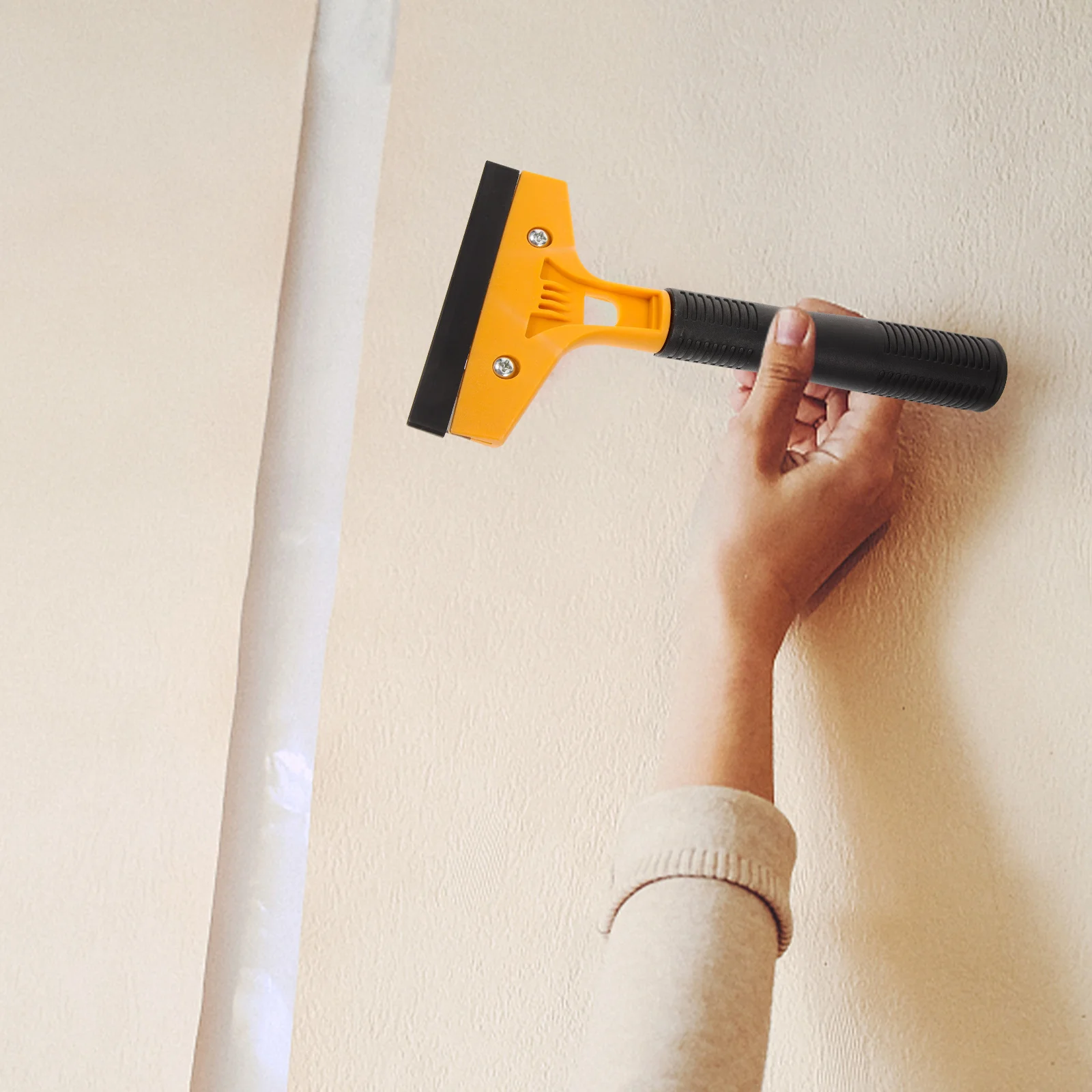 

12pcs Wallpaper Smoothing Tool Kit Adhesive Roller Seaming Abs Squeegee Bubbles Edges Corners Film Application Tools