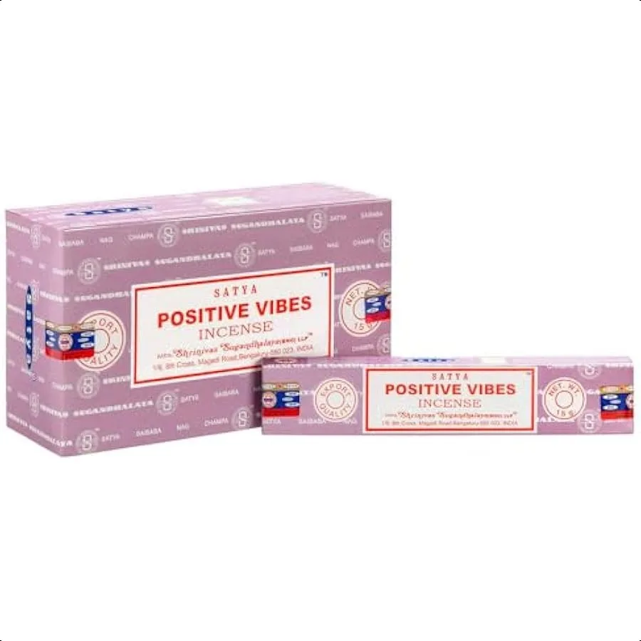 Nag Champa Vibes Positivos Palitos de Incienso 12 Contagens