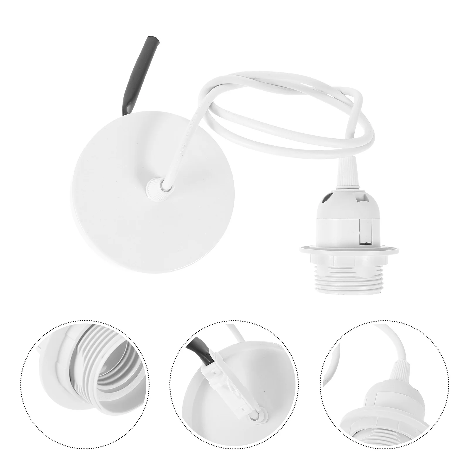 

Ретро держатель лампы E27 цоколь для люстры подвесной светильник подвесной светильник основание потолочное крепление замена для дома