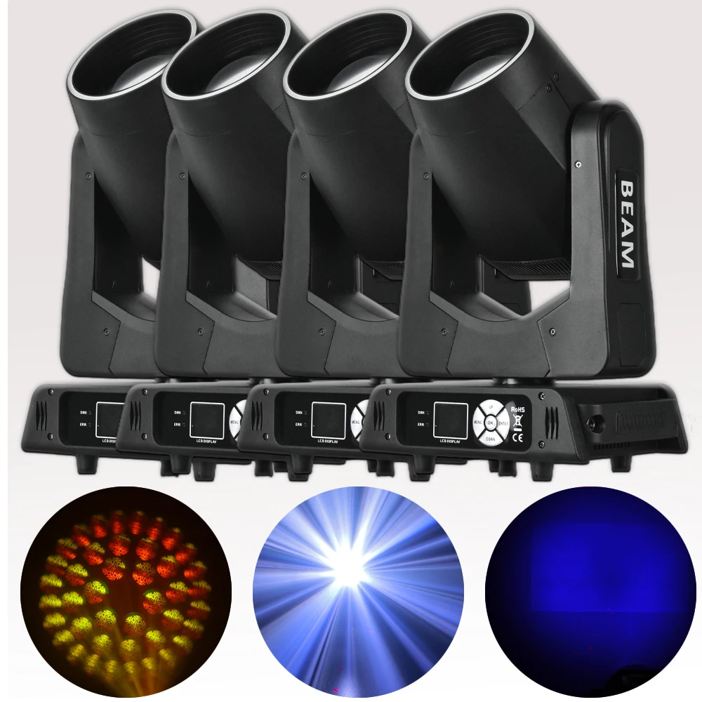 

Светодиодный светильник с подвижной головкой 450 Вт DMX512 13 узоров Цветовые эффекты 60000 Люкс IP20 540 ° Вращающийся сценический светильник для концертов, мероприятий, бара DJ